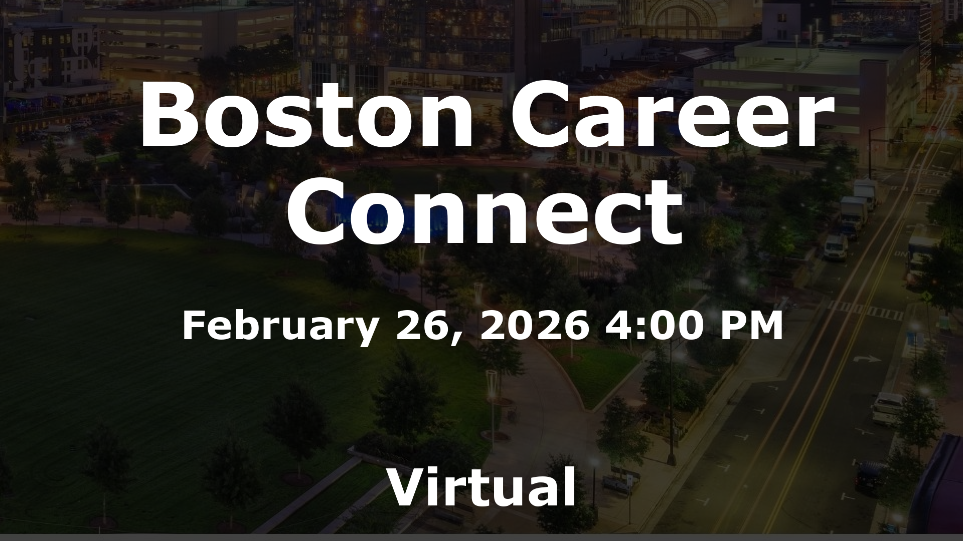 Boston Career Connect event image